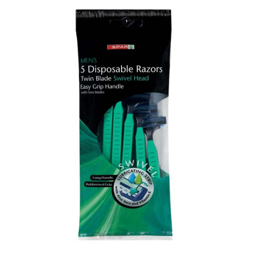 SPAR CARE M RAZOR RUBBER GRIP 5'(RF)